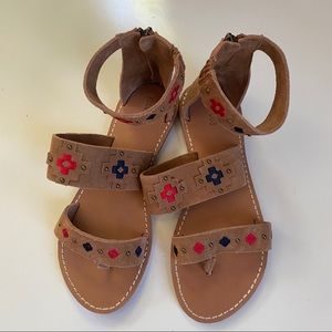 Soludos SANDALS Aztec  Leather Gladiator S…